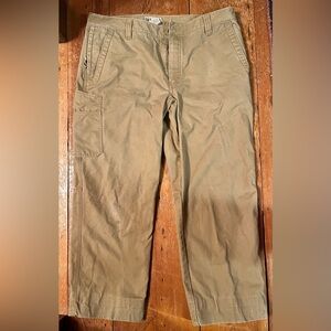 LL Bean Men's Tan Cargo Pants